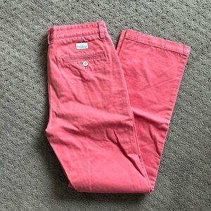 Vineyard Vines Club Pants, 28X32 CORAL/Salmon Color Straight Leg Pants